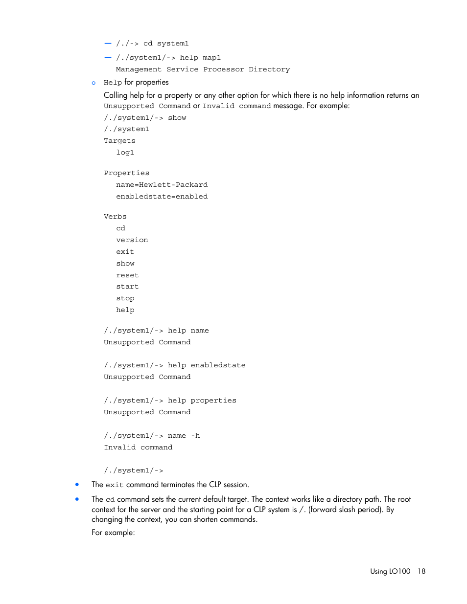 HP Lights-Out 100 Remote Management User Manual | Page 18 / 52