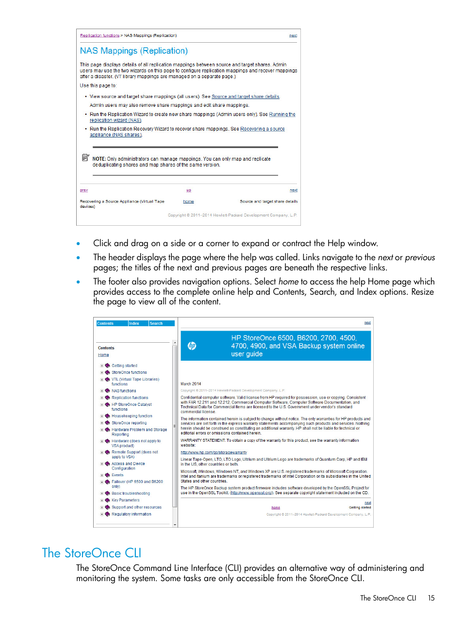 The storeonce cli | HP StoreOnce Backup User Manual | Page 15 / 204