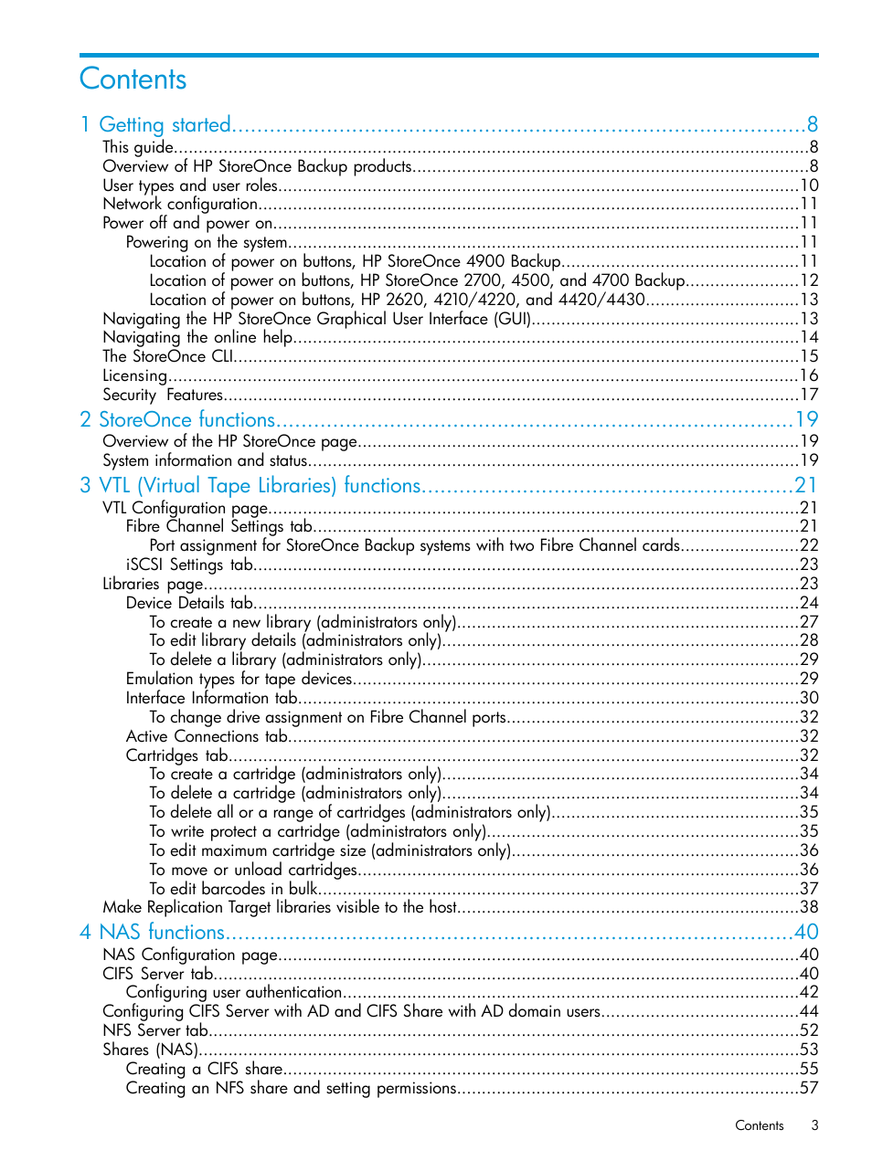 HP StoreOnce Backup User Manual | Page 3 / 204