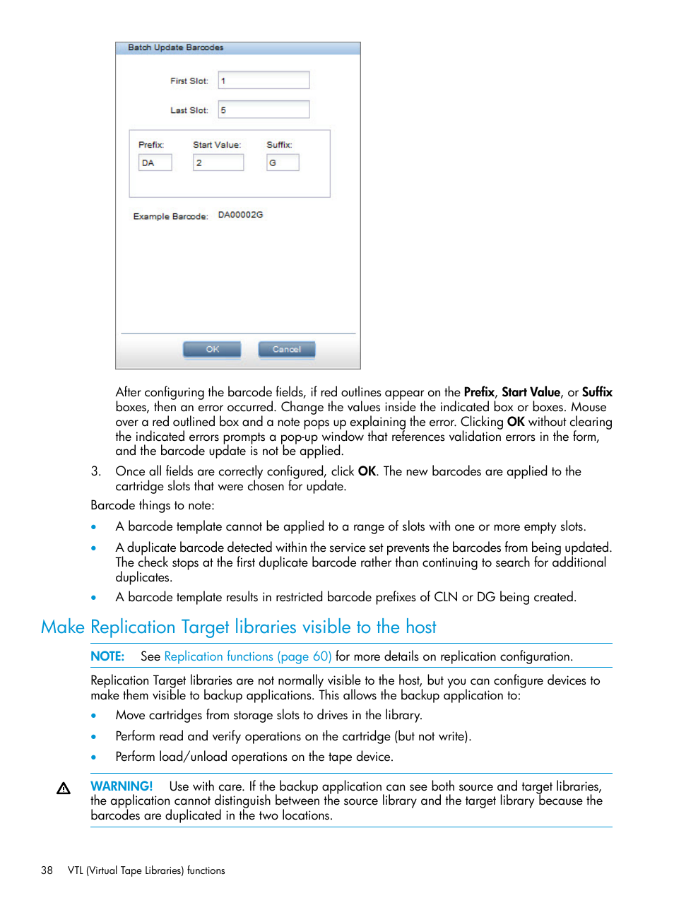 HP StoreOnce Backup User Manual | Page 38 / 204