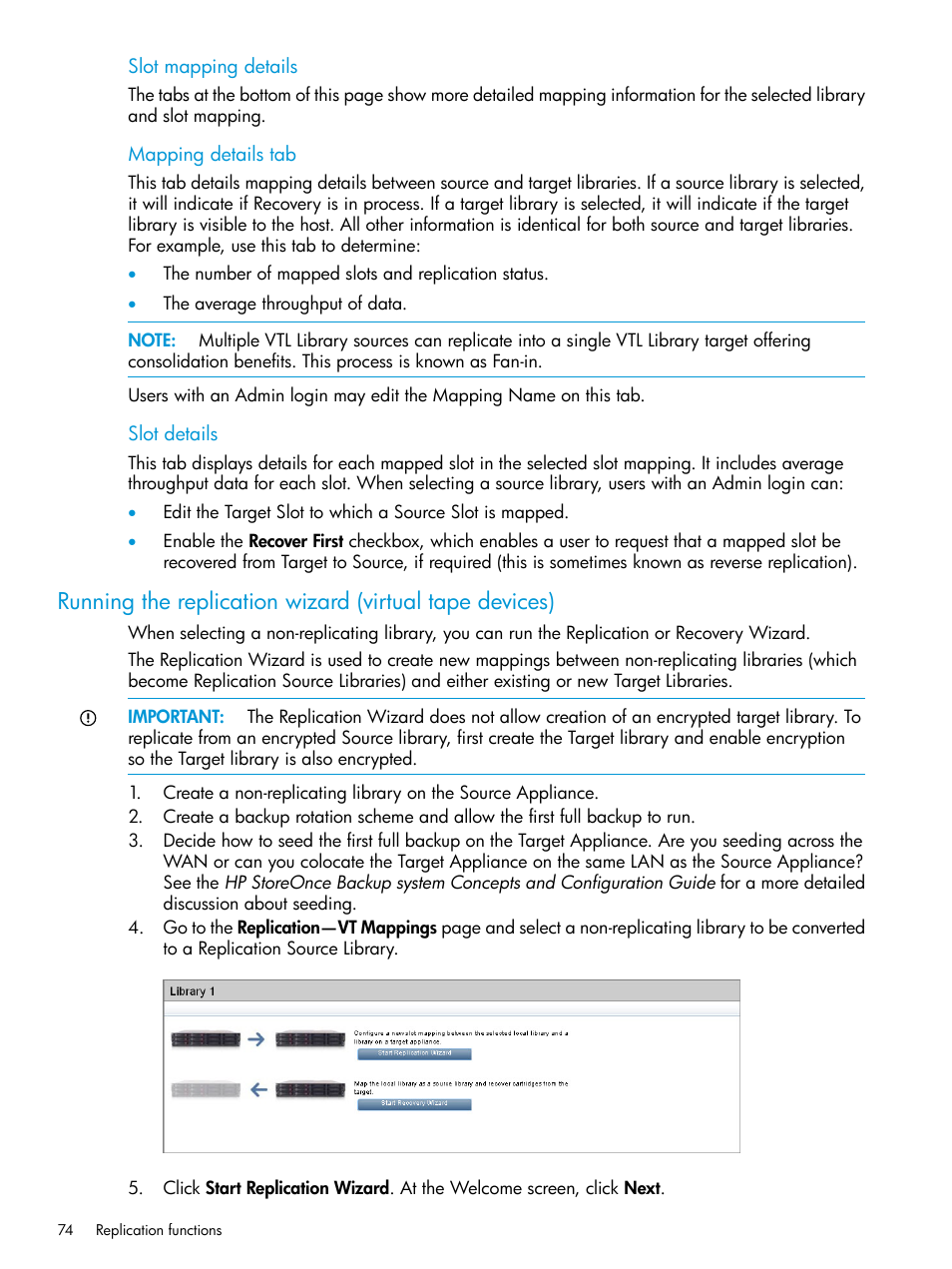 Running the | HP StoreOnce Backup User Manual | Page 74 / 204