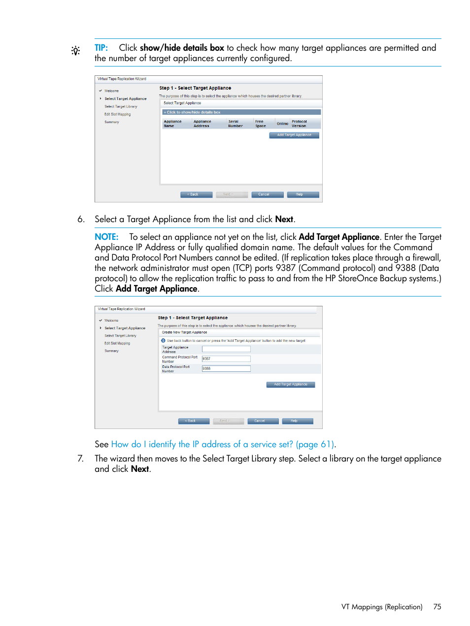 HP StoreOnce Backup User Manual | Page 75 / 204