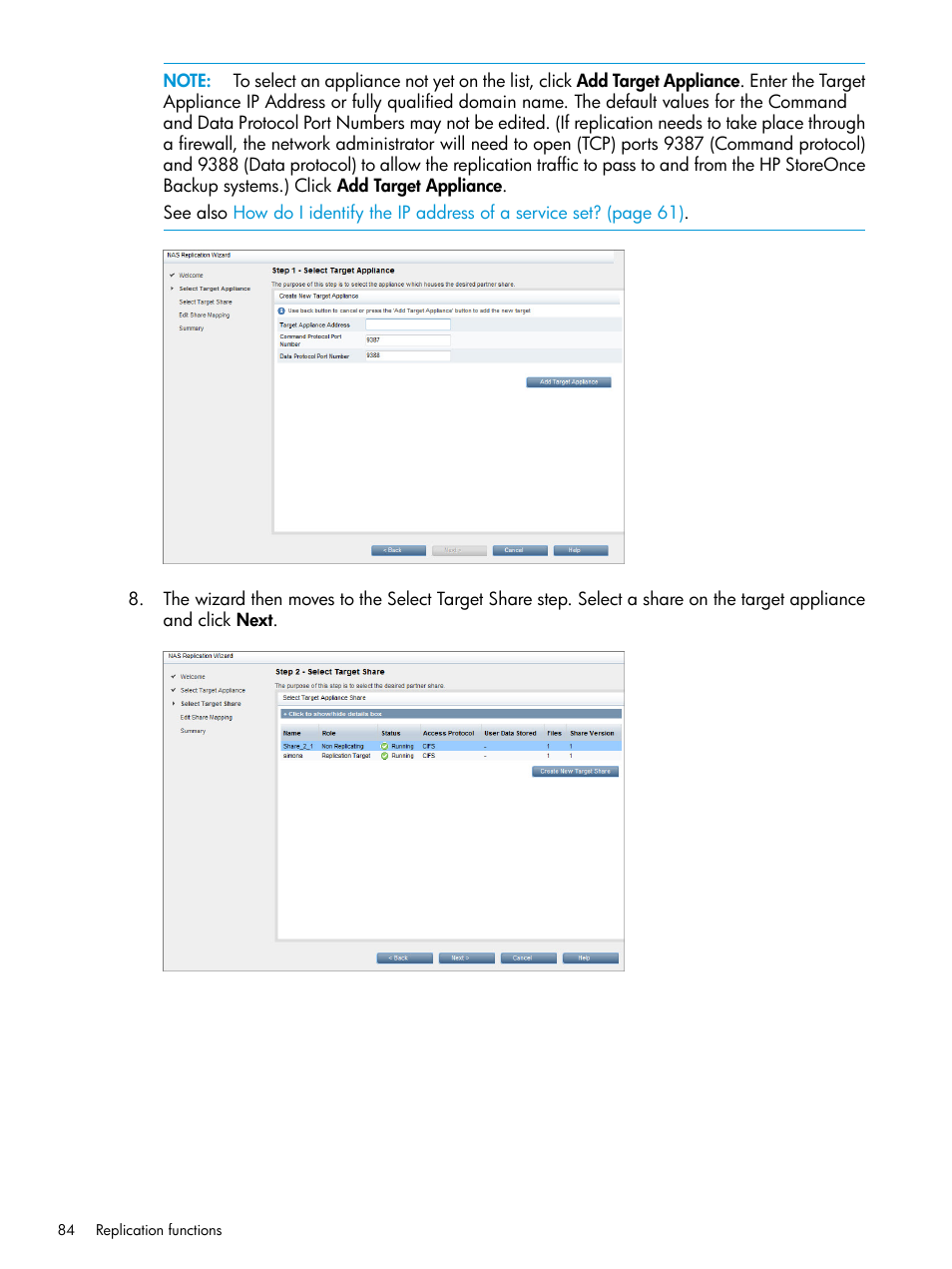 HP StoreOnce Backup User Manual | Page 84 / 204