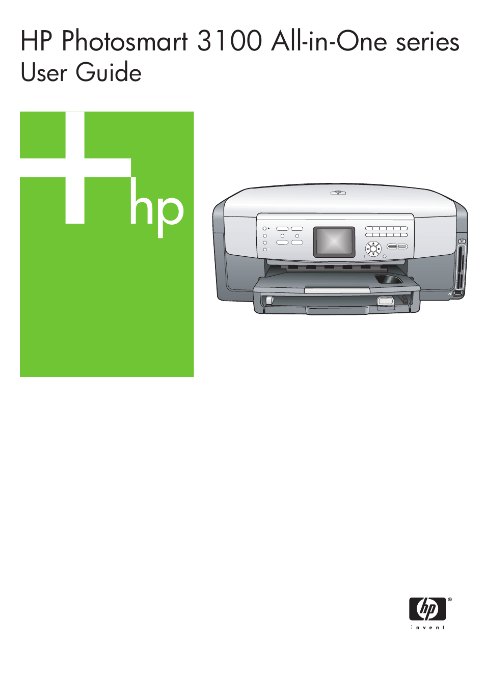 HP Photosmart 3110 All-in-One Printer User Manual | 166 pages