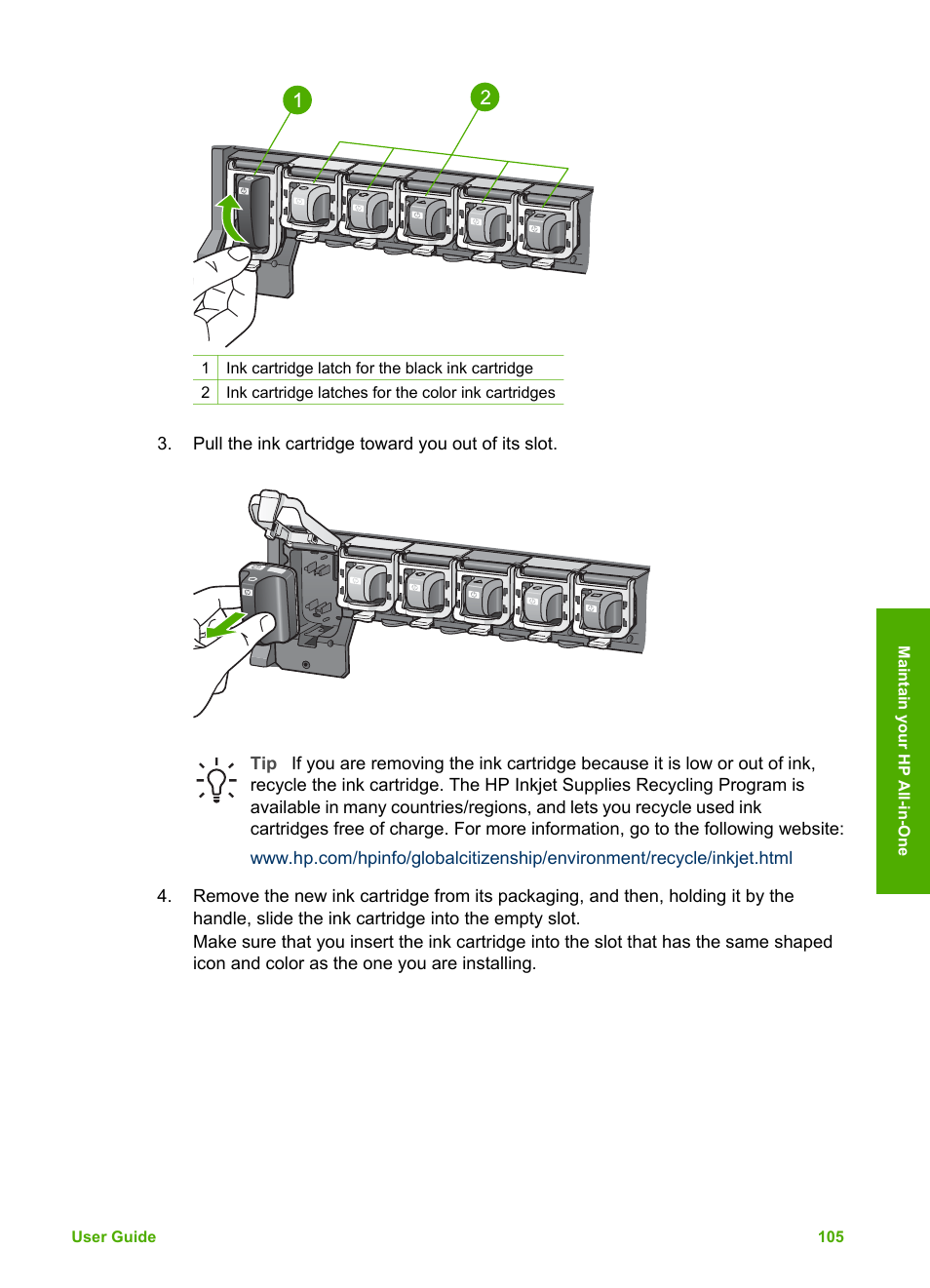 HP Photosmart 3110 All-in-One Printer User Manual | Page 108 / 166