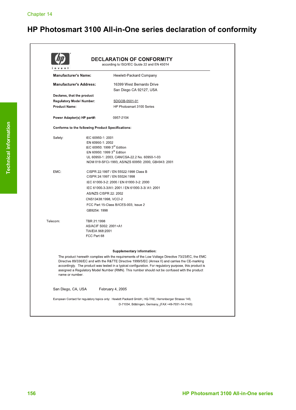 HP Photosmart 3110 All-in-One Printer User Manual | Page 159 / 166