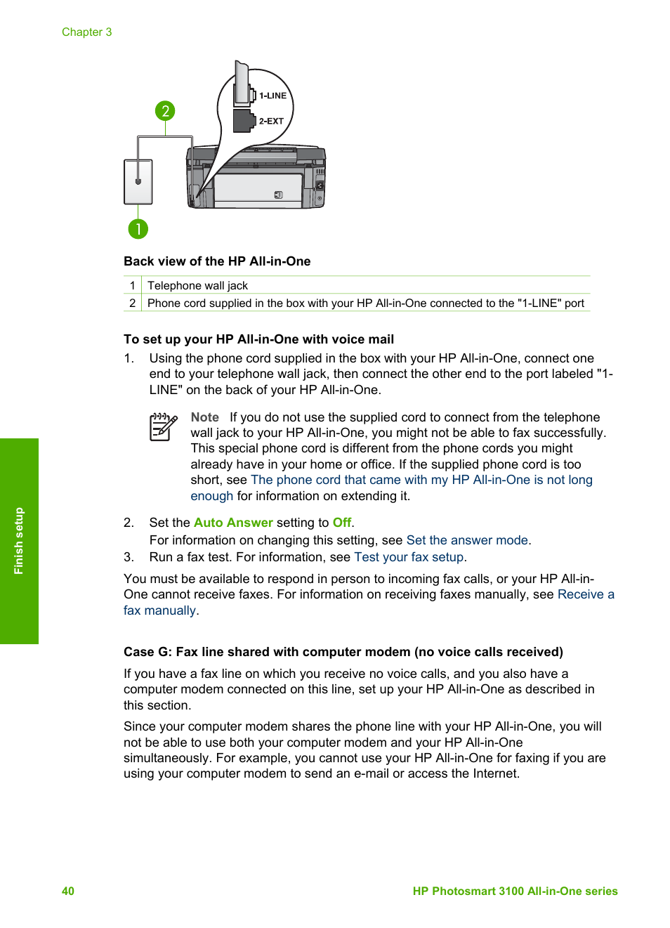 HP Photosmart 3110 All-in-One Printer User Manual | Page 43 / 166