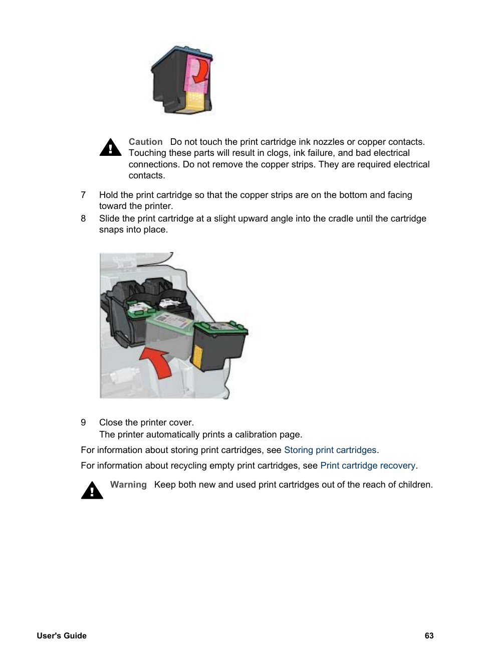 HP Deskjet 5740 Color Inkjet Printer User Manual | Page 65 / 104