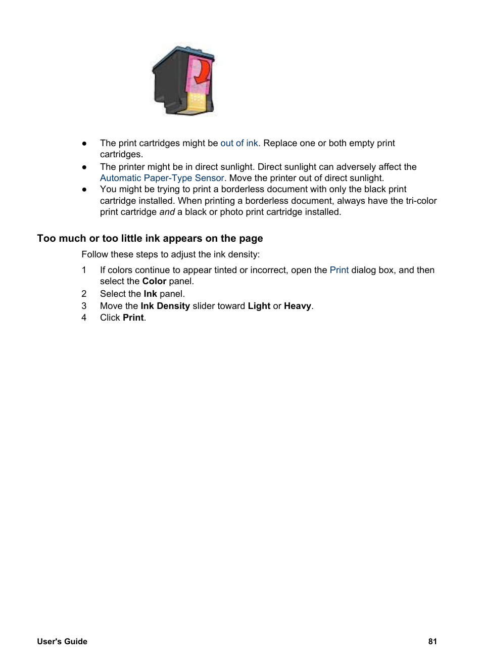 HP Deskjet 5740 Color Inkjet Printer User Manual | Page 83 / 104