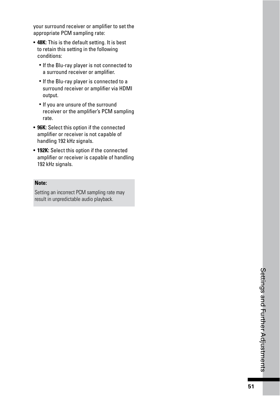 HP BD-2000 Blu-ray Disc Player User Manual | Page 51 / 66