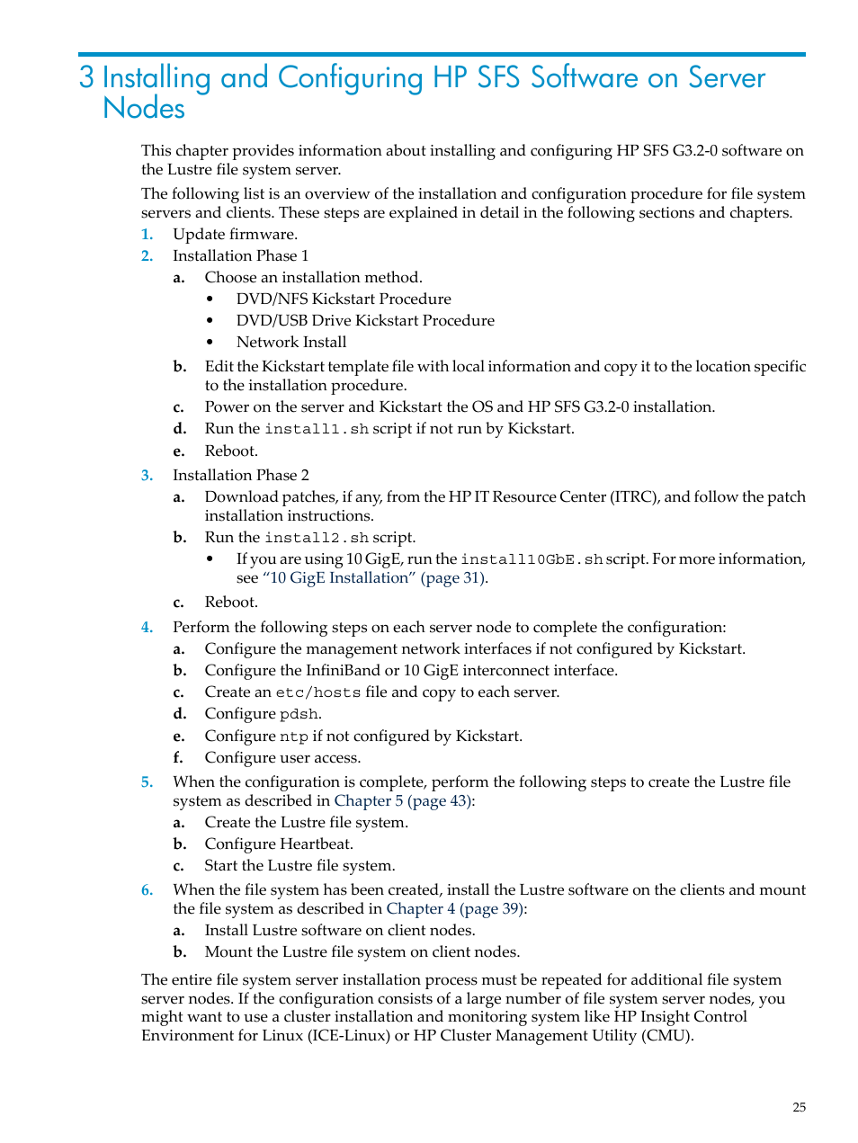 HP StorageWorks Scalable File Share User Manual | Page 25 / 80