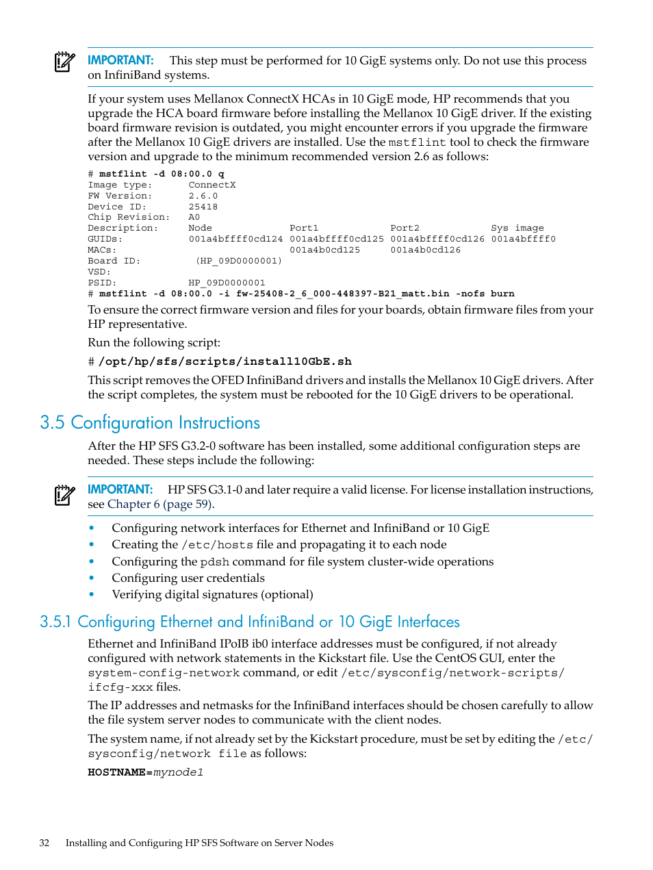 5 configuration instructions | HP StorageWorks Scalable File Share User Manual | Page 32 / 80