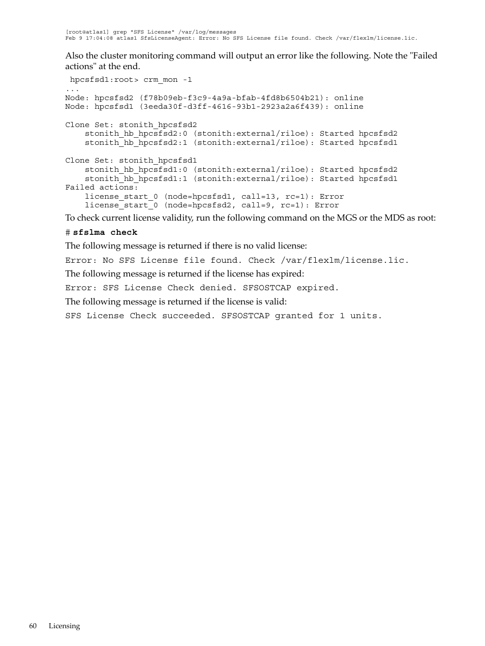 HP StorageWorks Scalable File Share User Manual | Page 60 / 80
