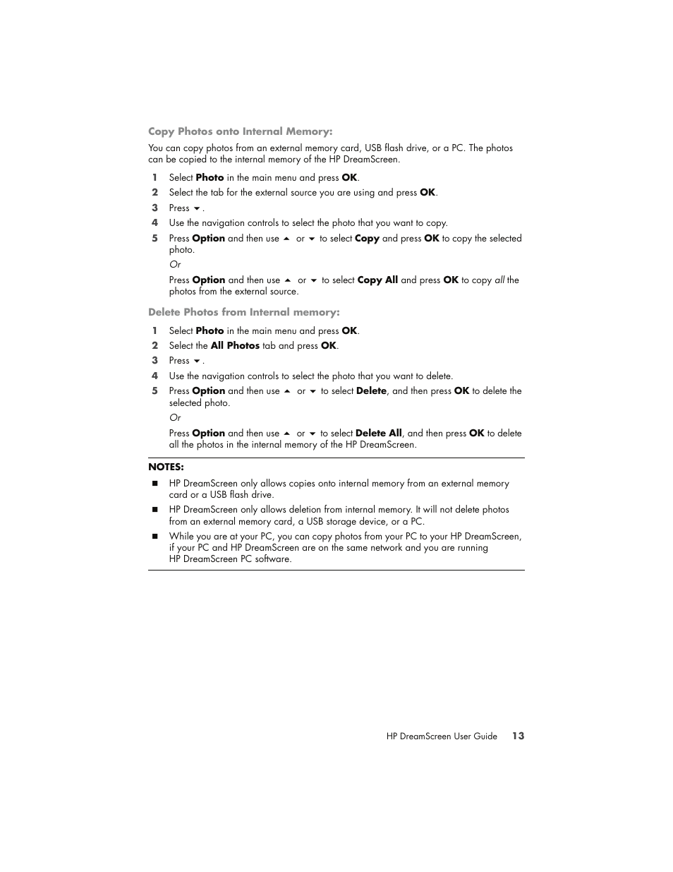 HP DreamScreen 130 Wireless Connected Screen User Manual | Page 19 / 58