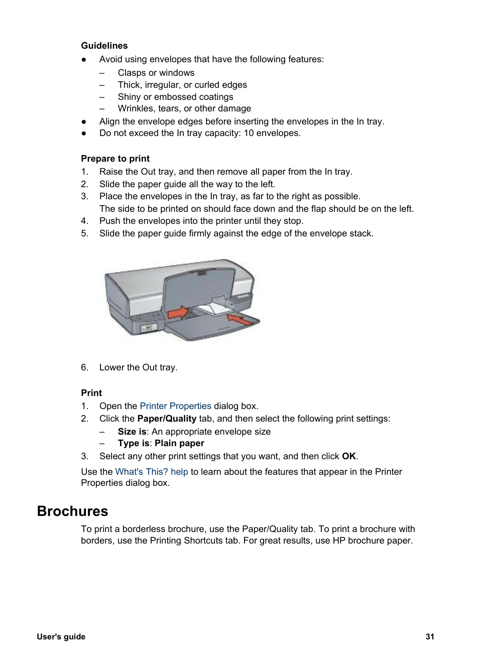 Brochures | HP Deskjet 5440 Photo Printer User Manual | Page 33 / 94