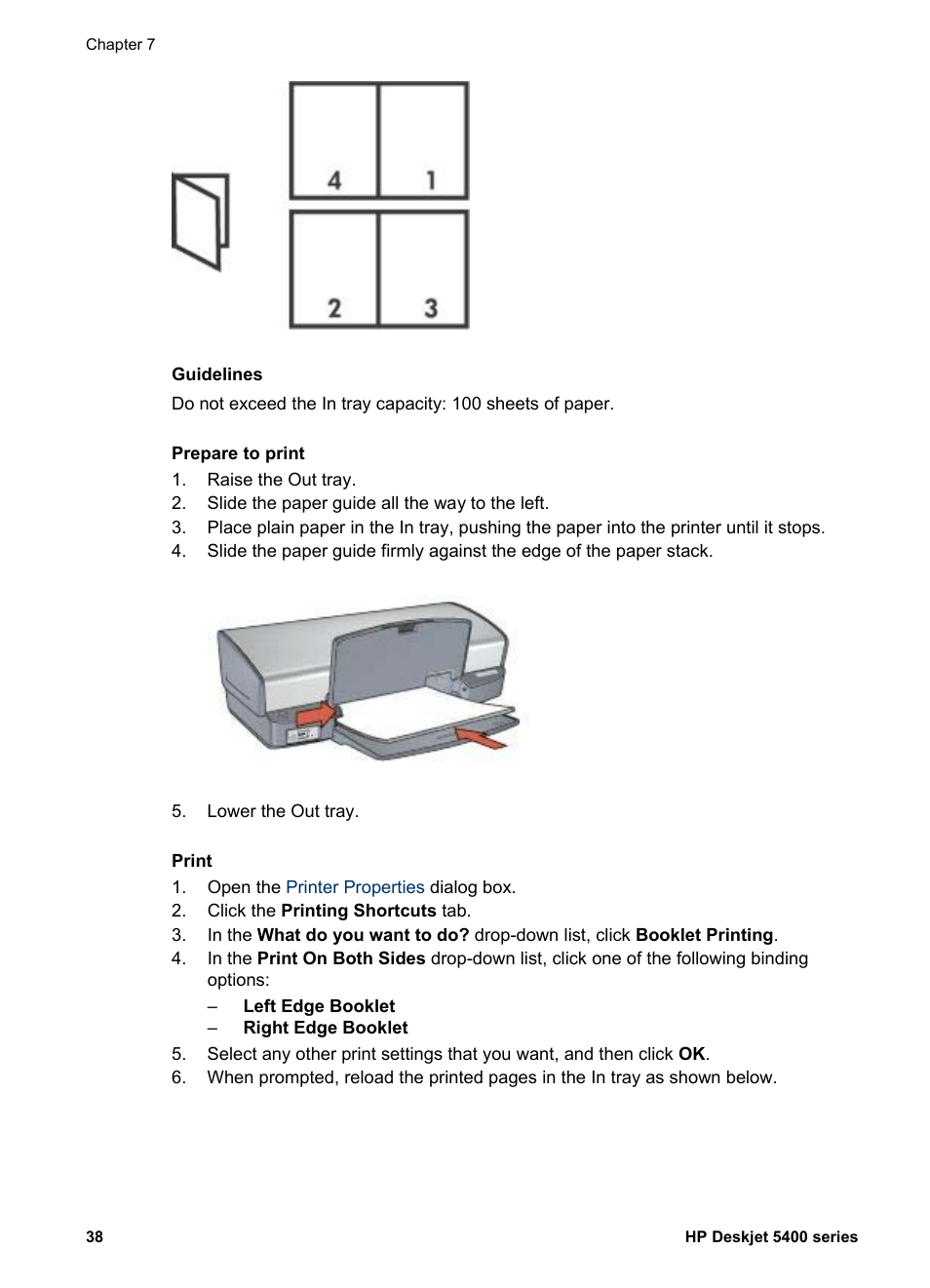 HP Deskjet 5440 Photo Printer User Manual | Page 40 / 94