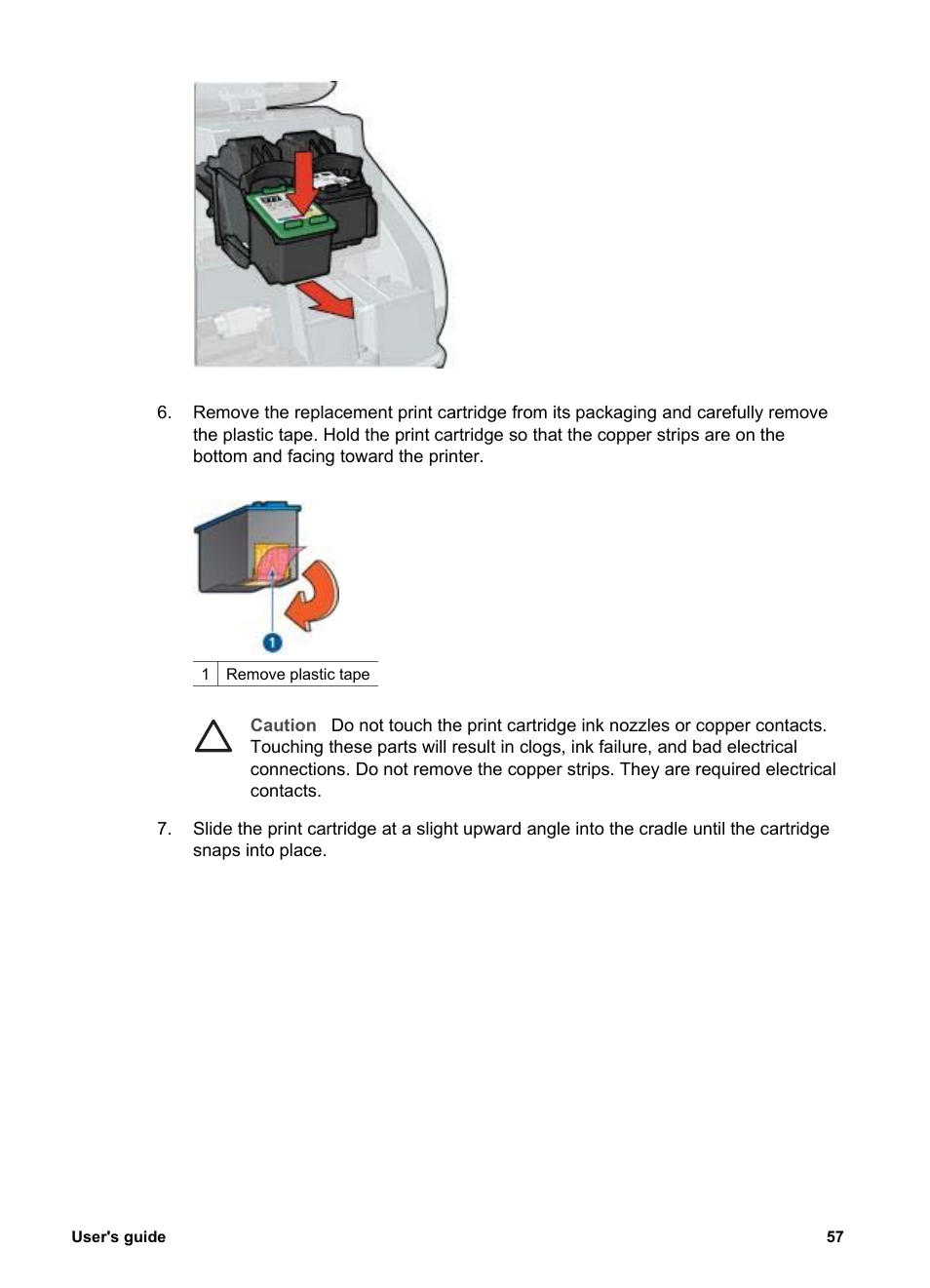 HP Deskjet 5440 Photo Printer User Manual | Page 59 / 94