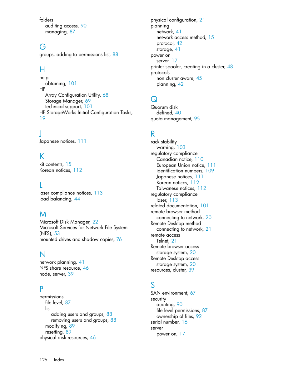 HP StoreVirtual 4000 Storage User Manual | Page 126 / 128