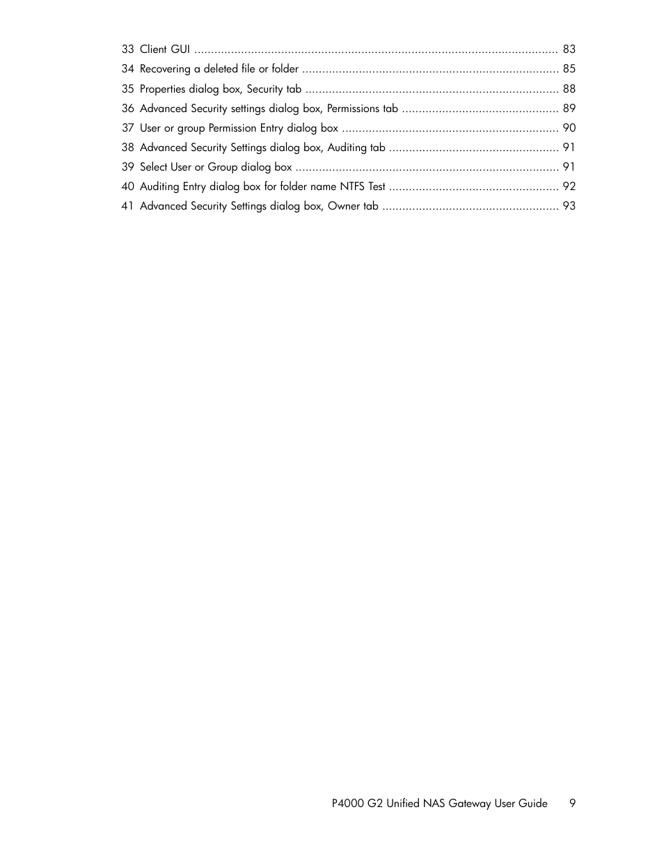 HP StoreVirtual 4000 Storage User Manual | Page 9 / 128