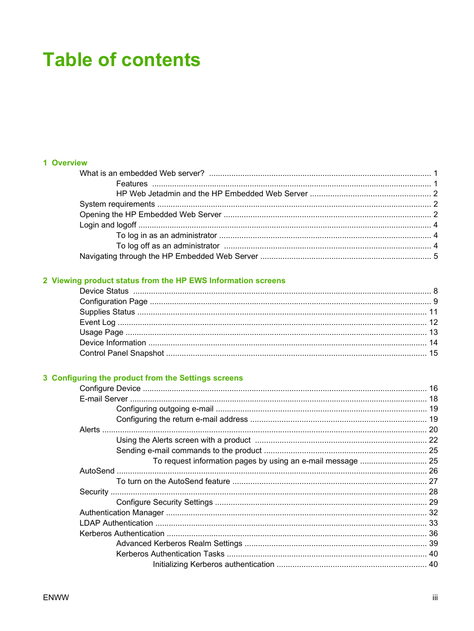 HP 9250c Digital-Sender User Manual | Page 5 / 98