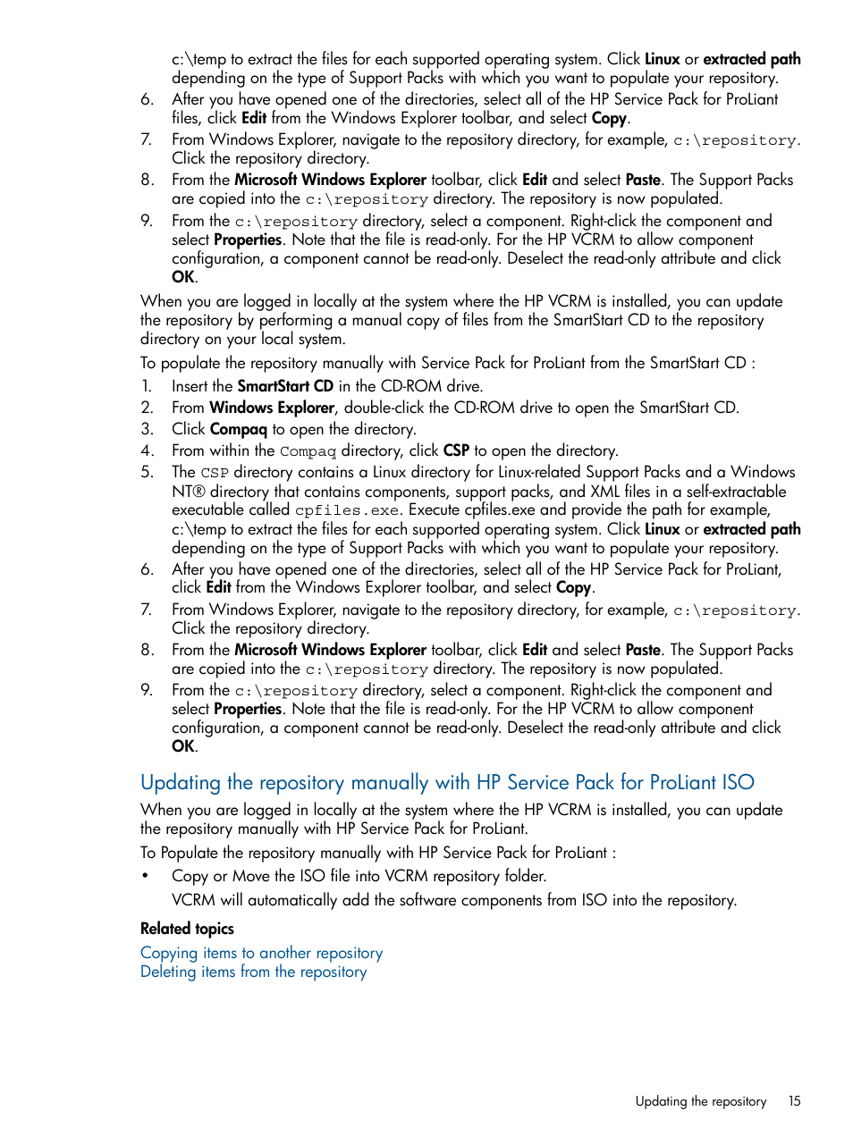 HP Insight Foundation Software for ProLiant User Manual | Page 15 / 53