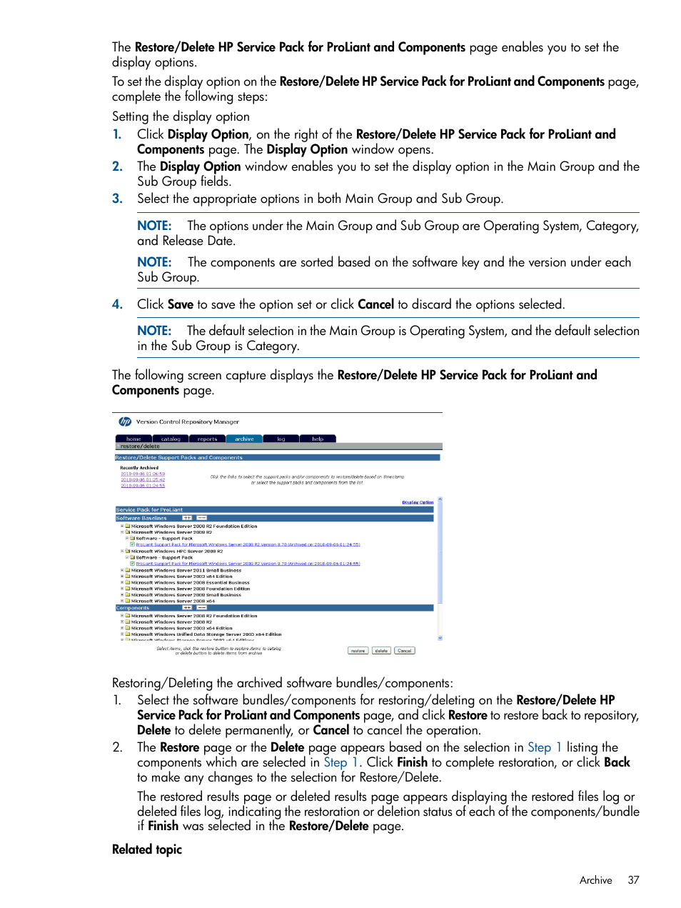 HP Insight Foundation Software for ProLiant User Manual | Page 37 / 53