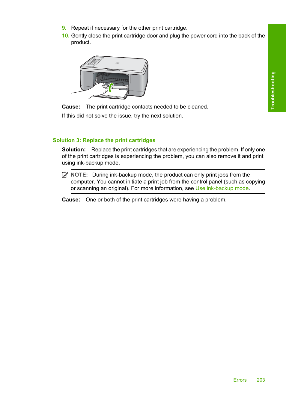 HP Deskjet F2235 All-in-One Printer User Manual | Page 206 / 225