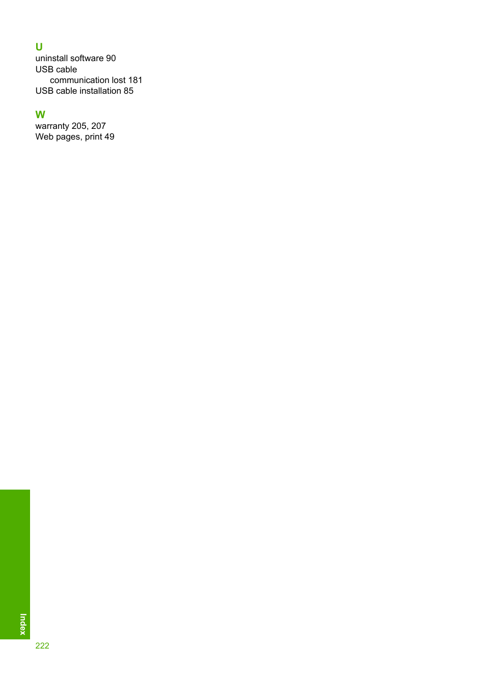 HP Deskjet F2235 All-in-One Printer User Manual | Page 225 / 225