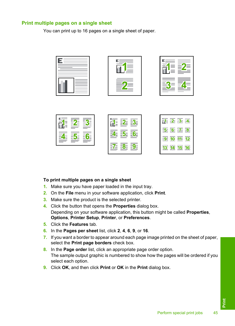 HP Deskjet F2235 All-in-One Printer User Manual | Page 48 / 225