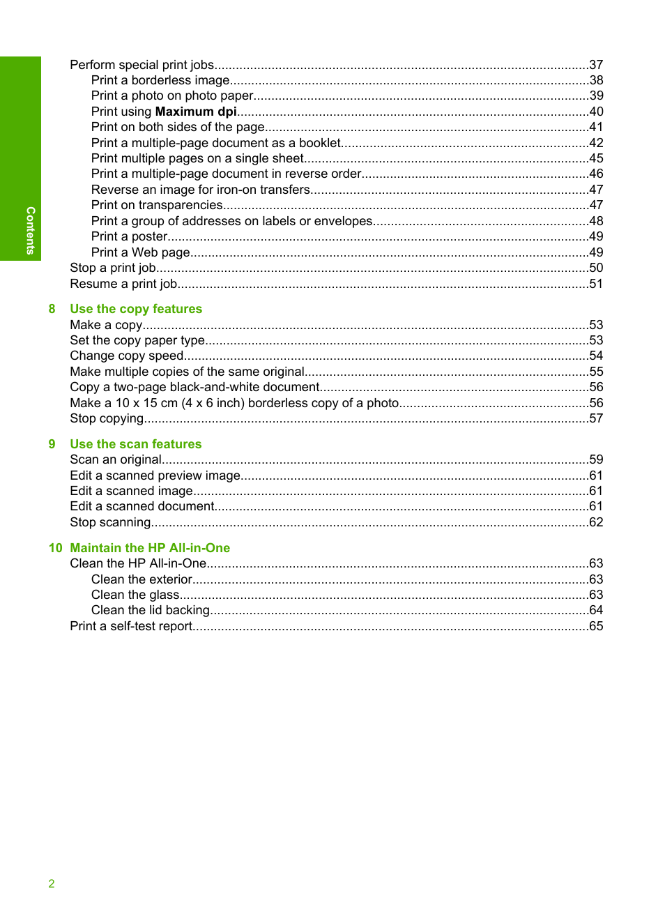 HP Deskjet F2235 All-in-One Printer User Manual | Page 5 / 225