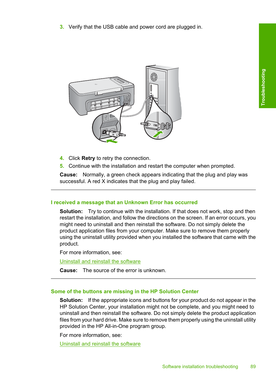 HP Deskjet F2235 All-in-One Printer User Manual | Page 92 / 225