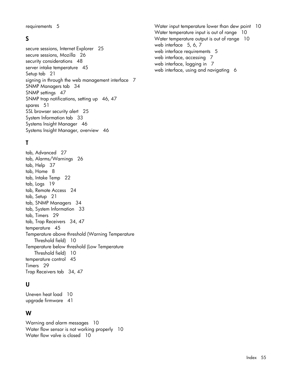 HP Modular Cooling System Options User Manual | Page 55 / 55