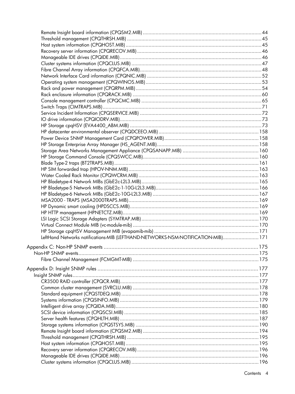 HP Insight Management for Tivoli User Manual | Page 4 / 270