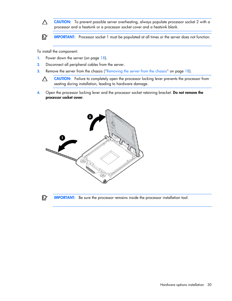 HP ProLiant SL390s G7 Server User Manual | Page 30 / 87