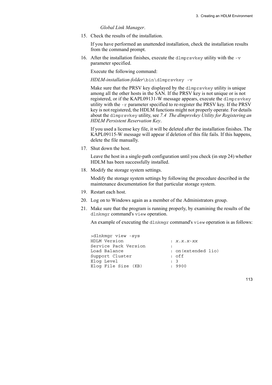 HP Hitachi Dynamic Link Manager Software User Manual | Page 137 / 492