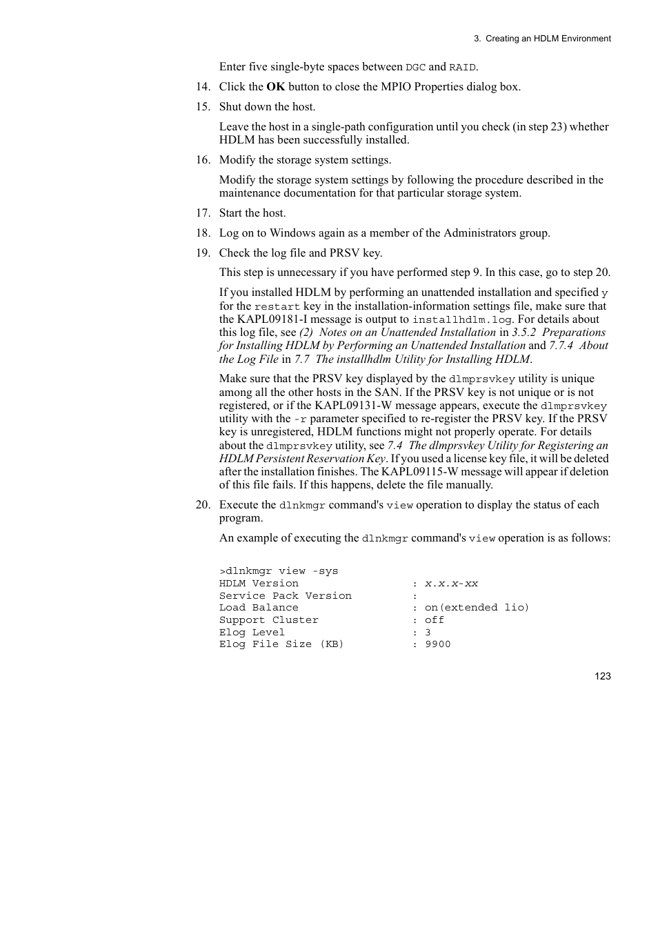 HP Hitachi Dynamic Link Manager Software User Manual | Page 147 / 492
