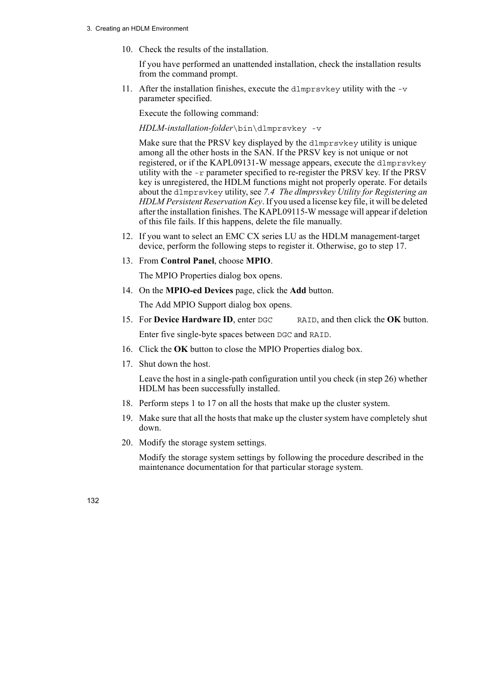 HP Hitachi Dynamic Link Manager Software User Manual | Page 156 / 492