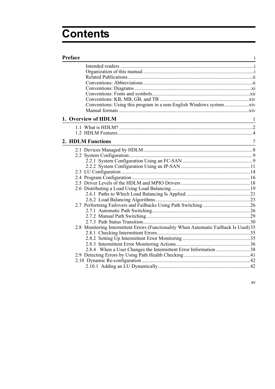 HP Hitachi Dynamic Link Manager Software User Manual | Page 19 / 492