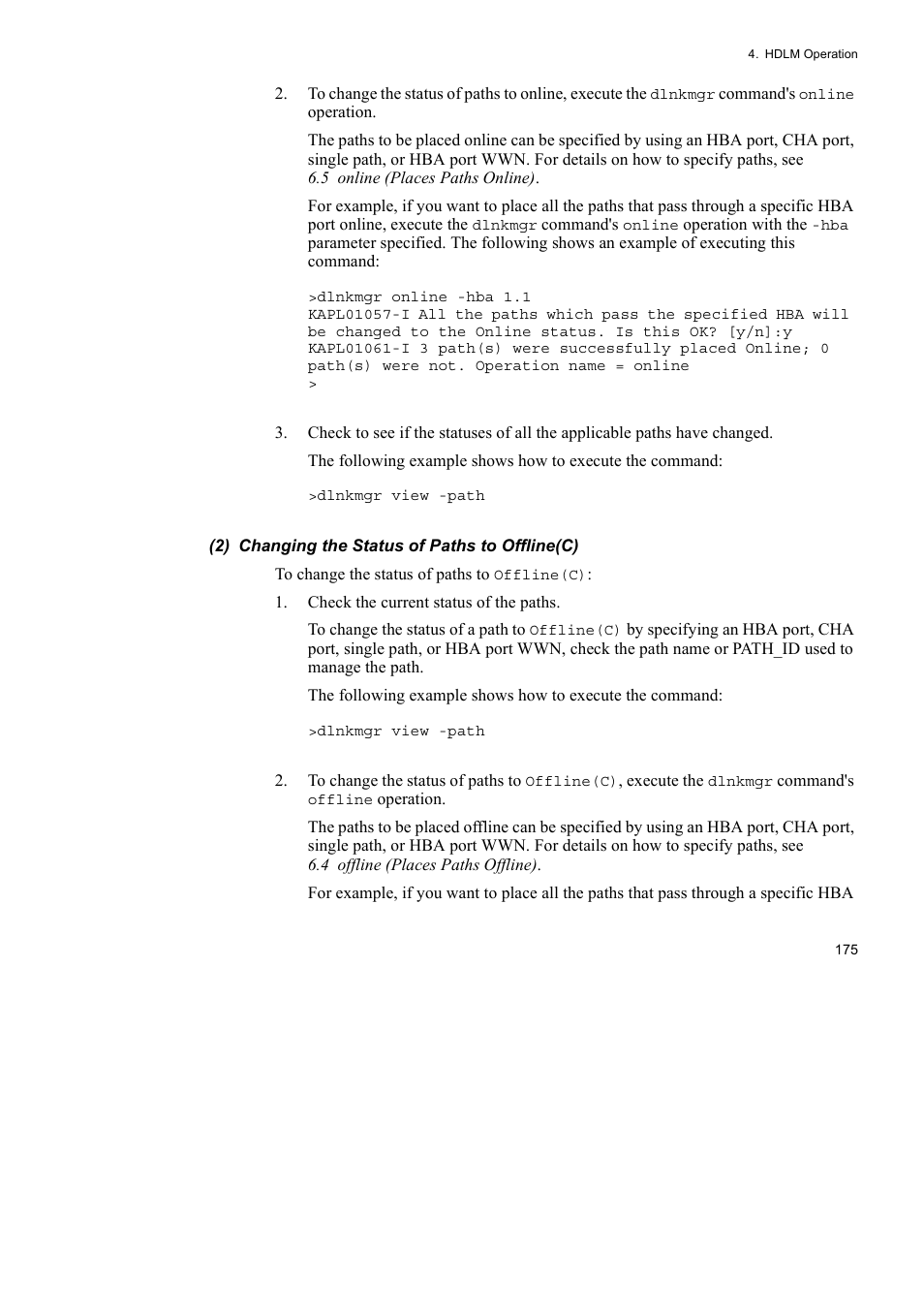 HP Hitachi Dynamic Link Manager Software User Manual | Page 199 / 492