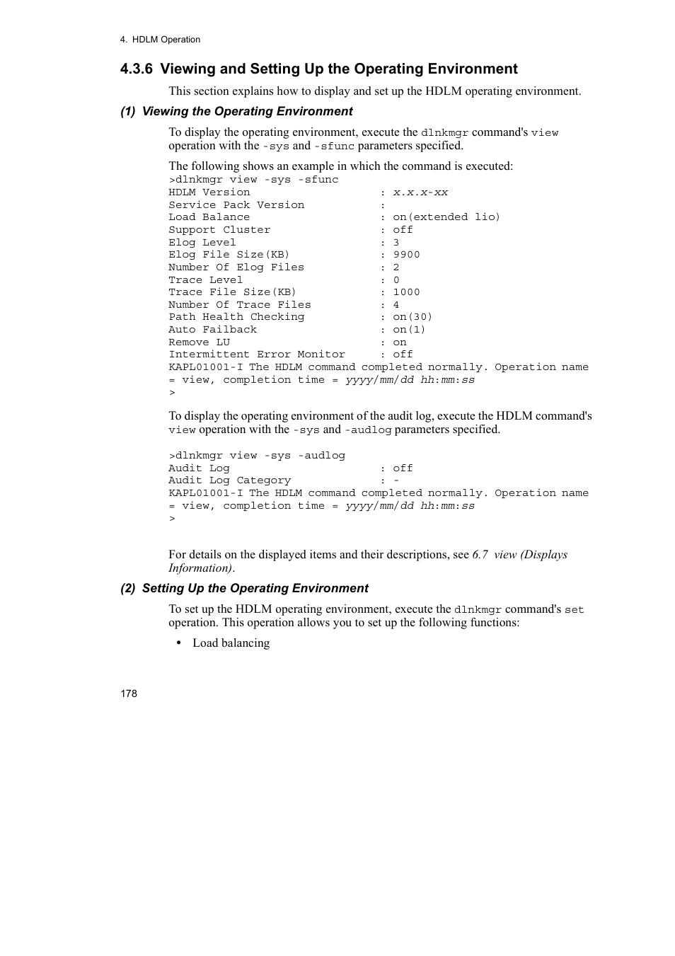 6 viewing and setting up the operating environment | HP Hitachi Dynamic Link Manager Software User Manual | Page 202 / 492
