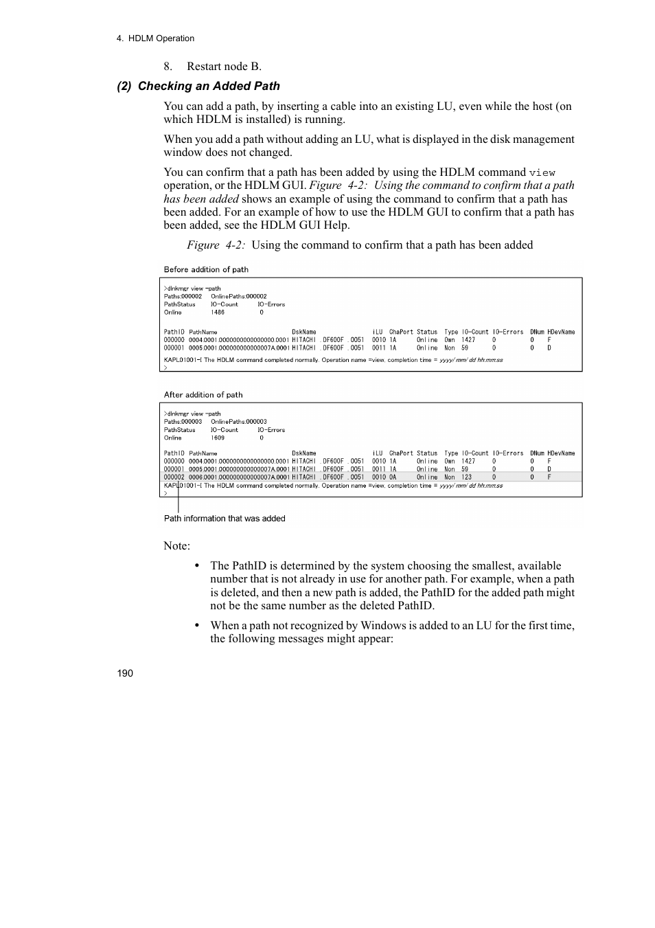 HP Hitachi Dynamic Link Manager Software User Manual | Page 214 / 492