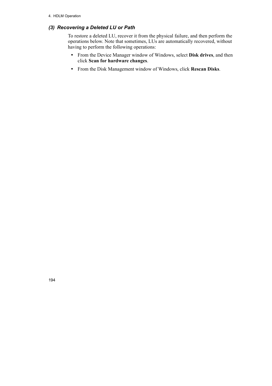 HP Hitachi Dynamic Link Manager Software User Manual | Page 218 / 492