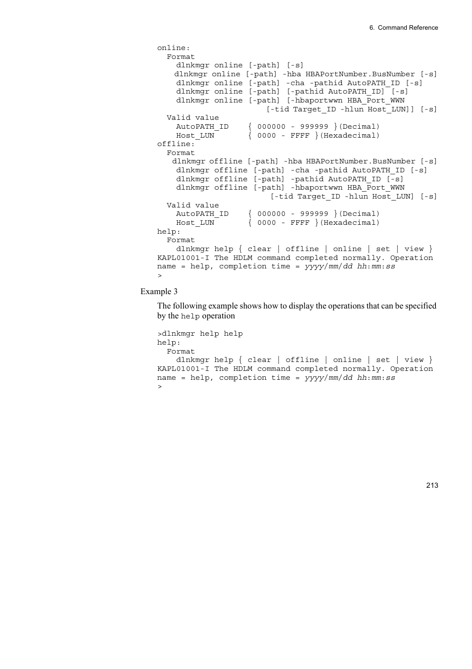 HP Hitachi Dynamic Link Manager Software User Manual | Page 237 / 492