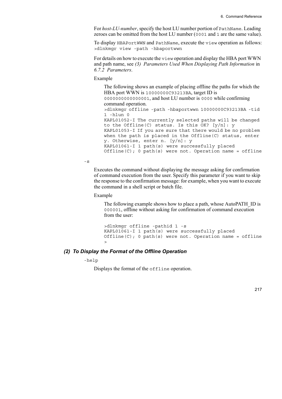 HP Hitachi Dynamic Link Manager Software User Manual | Page 241 / 492