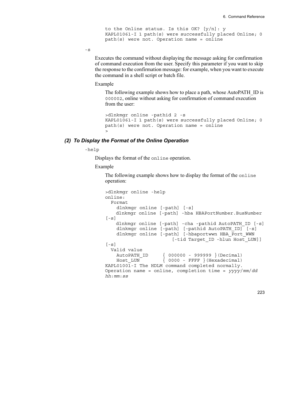 HP Hitachi Dynamic Link Manager Software User Manual | Page 247 / 492