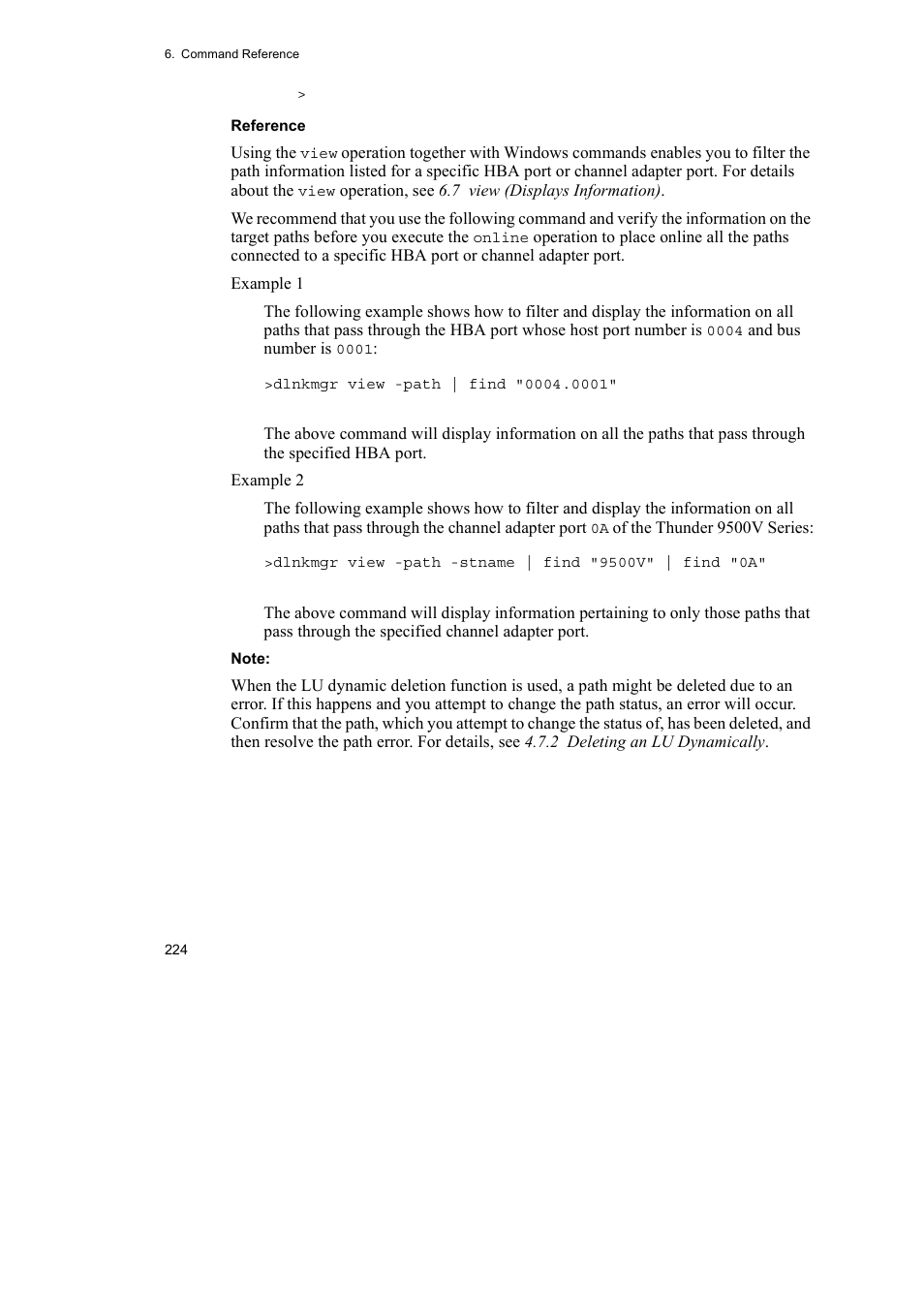 HP Hitachi Dynamic Link Manager Software User Manual | Page 248 / 492