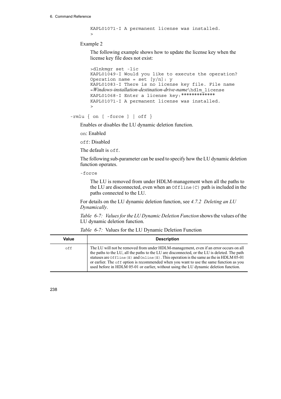 HP Hitachi Dynamic Link Manager Software User Manual | Page 262 / 492
