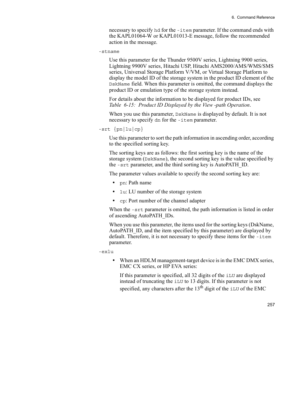 HP Hitachi Dynamic Link Manager Software User Manual | Page 281 / 492
