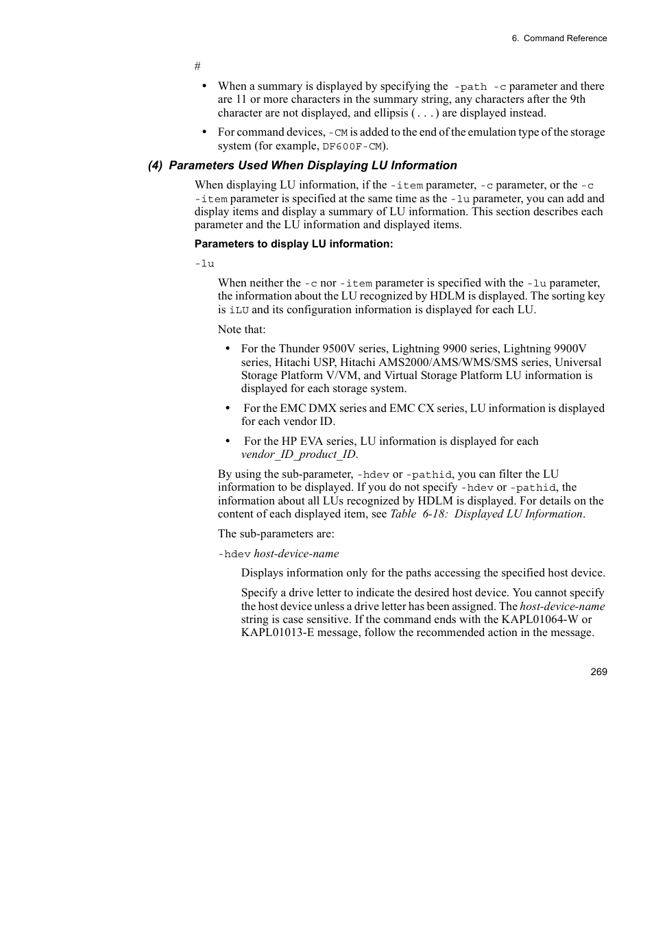 HP Hitachi Dynamic Link Manager Software User Manual | Page 293 / 492