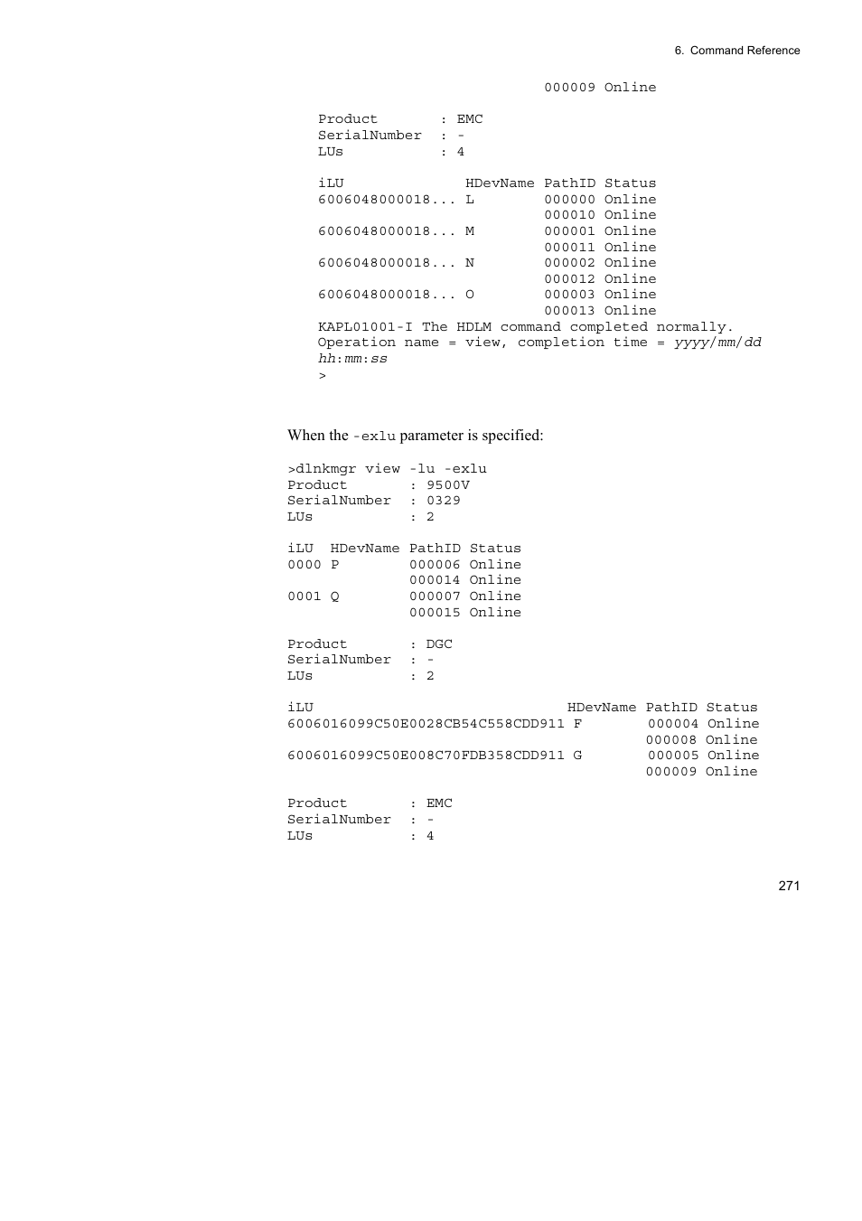 HP Hitachi Dynamic Link Manager Software User Manual | Page 295 / 492